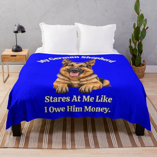 Item preview, My German Shepherd Stares At Me Like I Owe Him Money designed and sold by fantasticdesign.