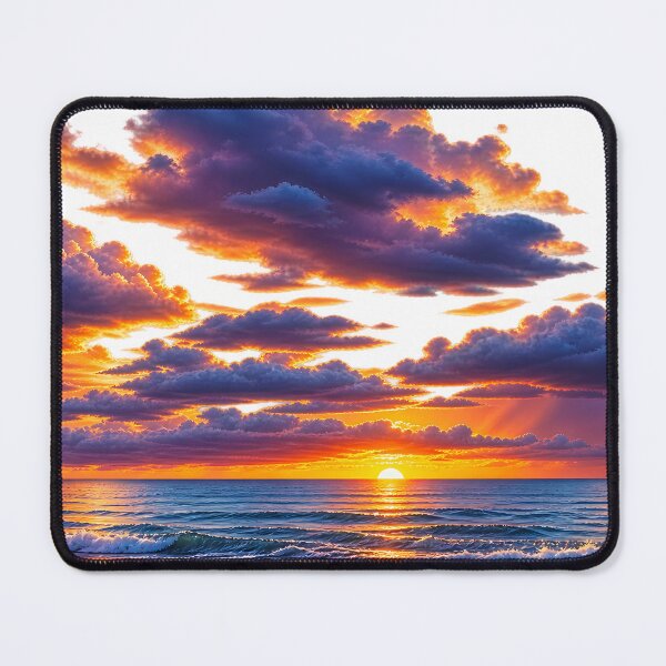 Item preview, Golden Horizon – Dramatic Sunset Ocean Landscape ✨ Subtitle designed and sold by HoMya.