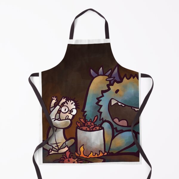 Item preview, Funny Monster Boiling Crabs Near Boy designed and sold by Noesis-Haven.
