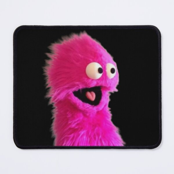 Item preview, Hot Pink Muppet Puppet with Shocked Look on his Face and Mouth Open Design designed and sold by MakersFolly.