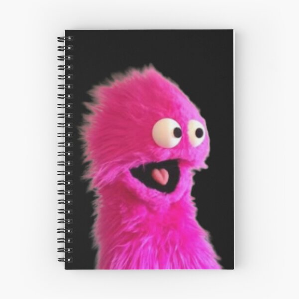 Item preview, Hot Pink Muppet Puppet with Shocked Look on his Face and Mouth Open Design designed and sold by MakersFolly.