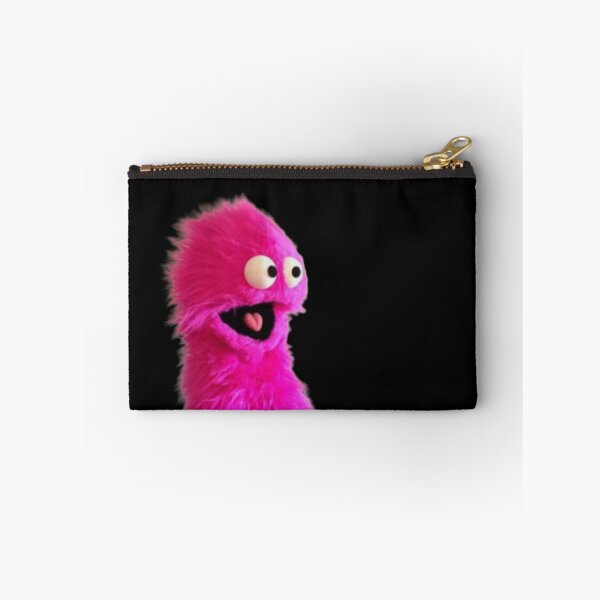 Item preview, Hot Pink Muppet Puppet with Shocked Look on his Face and Mouth Open Design designed and sold by MakersFolly.