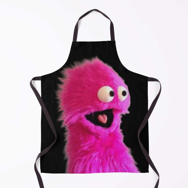 Item preview, Hot Pink Muppet Puppet with Shocked Look on his Face and Mouth Open Design designed and sold by MakersFolly.