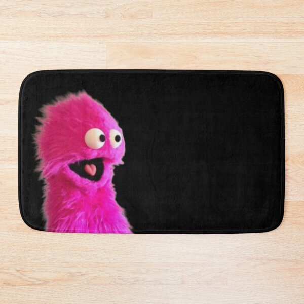 Item preview, Hot Pink Muppet Puppet with Shocked Look on his Face and Mouth Open Design designed and sold by MakersFolly.