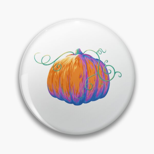 Item preview, Painted Pumpkin with Twisting Vines  designed and sold by ShayMaven.