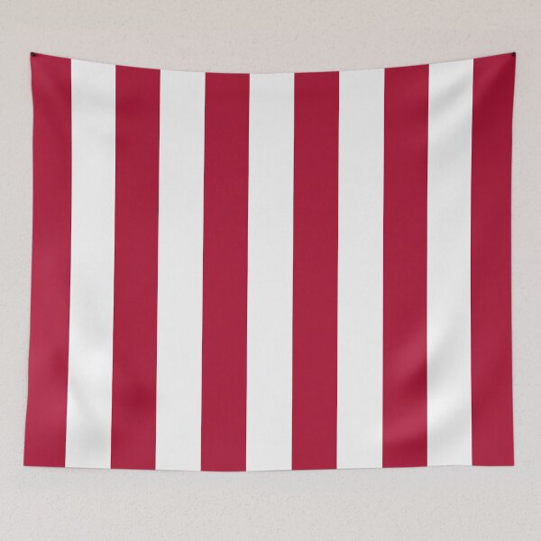 Item preview, Cabana stripe pattern in red and white color designed and sold by RishabhArts1.