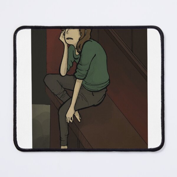 Item preview, Pensive Boy Sitting On Wooden Cabinet designed and sold by Noesis-Haven.