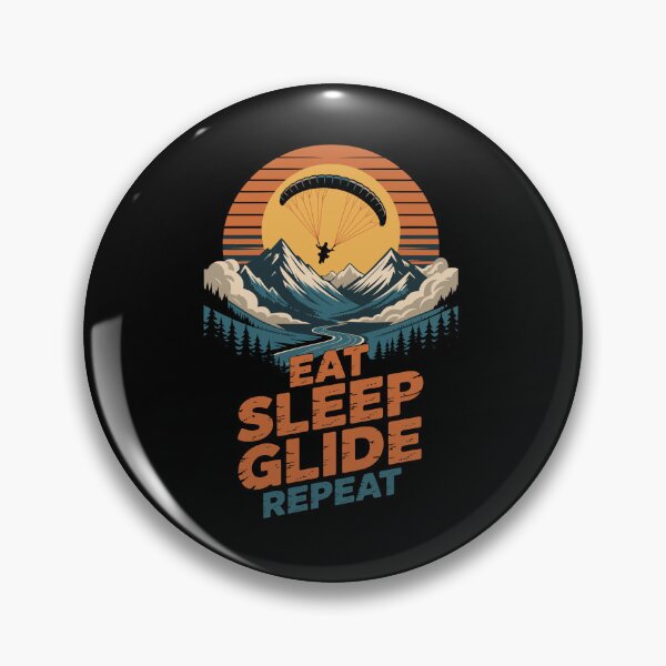 Item preview, EAT SLEEP GLIDE REPEAT designed and sold by jkrphoto.