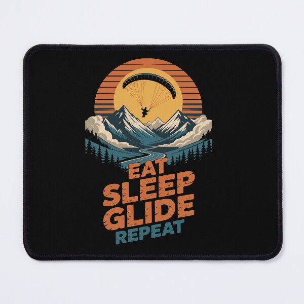 Item preview, EAT SLEEP GLIDE REPEAT designed and sold by jkrphoto.