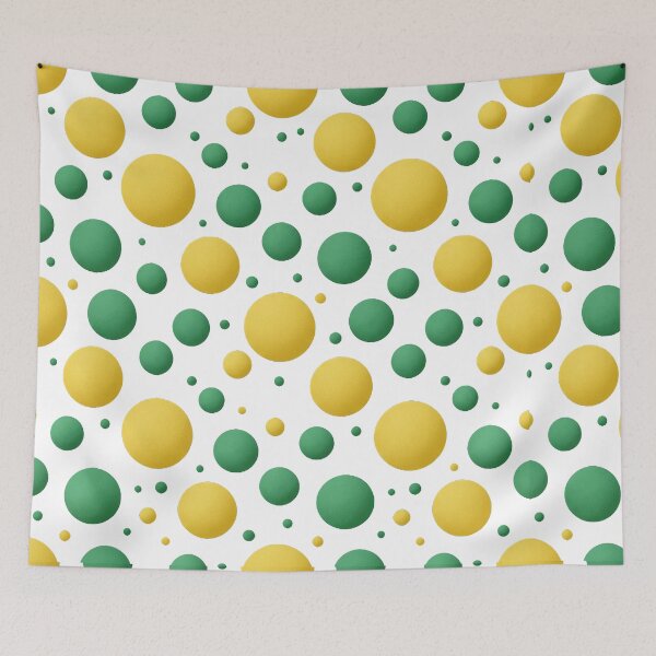 Item preview, Green and yellow dots designed and sold by snoWorkshop.