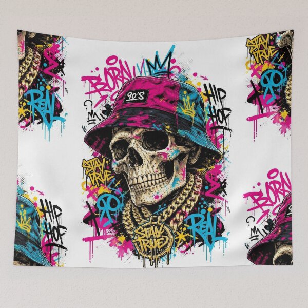 Item preview, Urban Spray Art Hip Hop - Skull Graffiti designed and sold by Skulls & Calaveras.