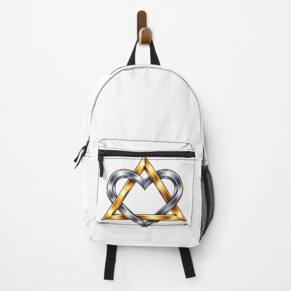 Item preview, Golden Silver Heart Triangle Love Symbol designed and sold by Design Sounds Studio.