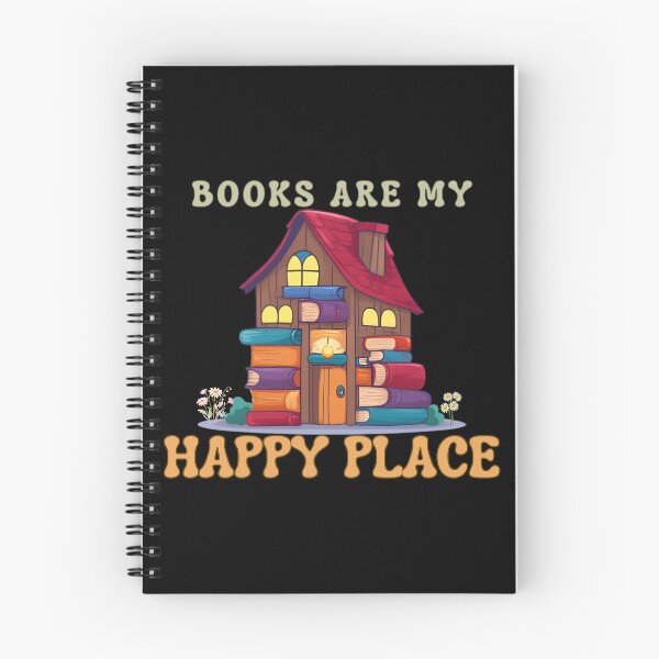 Item preview, Books Are My Happy Place – Cozy Book Lover Book House designed and sold by Bawek85Designs.