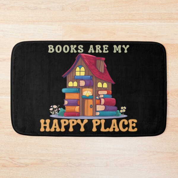 Item preview, Books Are My Happy Place – Cozy Book Lover Book House designed and sold by Bawek85Designs.