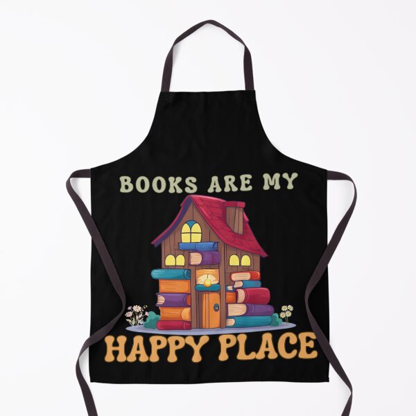 Item preview, Books Are My Happy Place – Cozy Book Lover Book House designed and sold by Bawek85Designs.