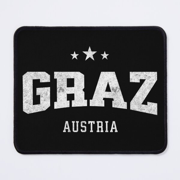 Item preview, Graz Austria Vintage Varsity Distressed Retro College Travel Design designed and sold by NiceTeeClub.