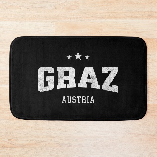 Item preview, Graz Austria Vintage Varsity Distressed Retro College Travel Design designed and sold by NiceTeeClub.