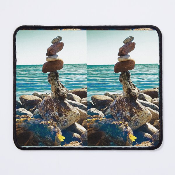 Item preview, Find Balance Stay Centered Stone Zen Photo designed and sold by JurateArt-DK.