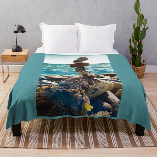 Item preview, Encuentra el equilibrio Mantente centrado Piedra Zen Foto designed and sold by JurateArt-DK.