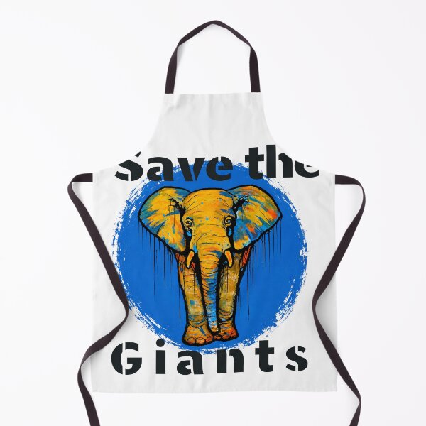 Item preview, Save Giants – Colorful Elephant Street Art designed and sold by SidneiSampaioStudio.