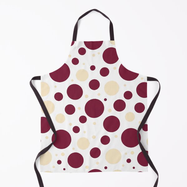 Item preview, Burgundy and cream colored dots designed and sold by snoWorkshop.