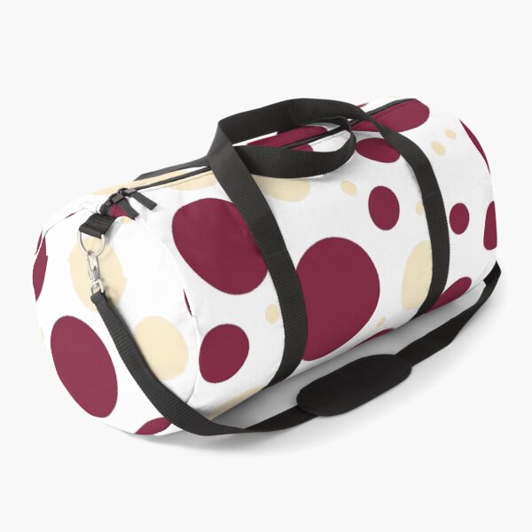Item preview, Burgundy and cream colored dots designed and sold by snoWorkshop.