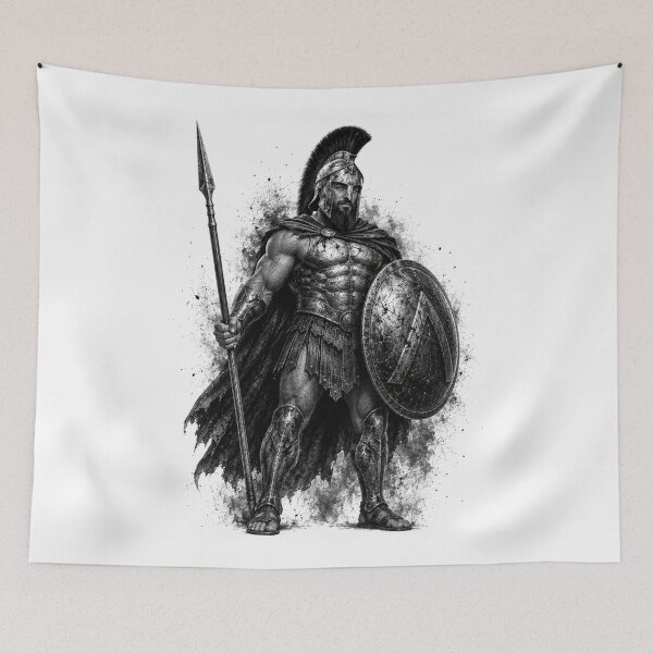 Item preview, Spartan Warrior of Ancient Greece designed and sold by Ancient-Era.