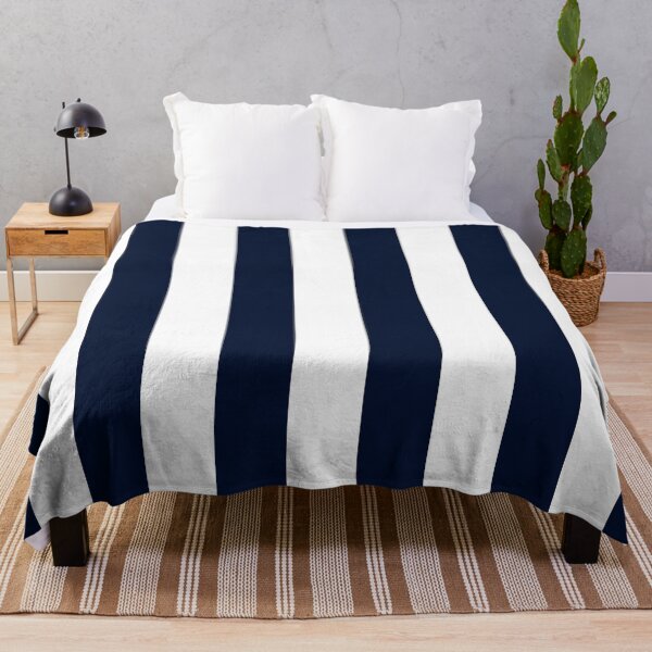 Item preview, Cabana stripe in Navy blue and white color designed and sold by RishabhArts1.
