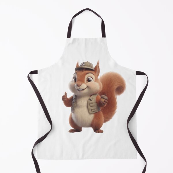 Item preview, Cute 3D Explorer Squirrel Character Sticker designed and sold by TripleVertex-1.