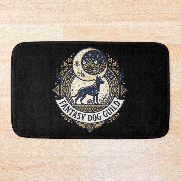 Item preview, Fantasy Dog Guild Celestial Magic Canine Emblem Logo designed and sold by Animer-art1.