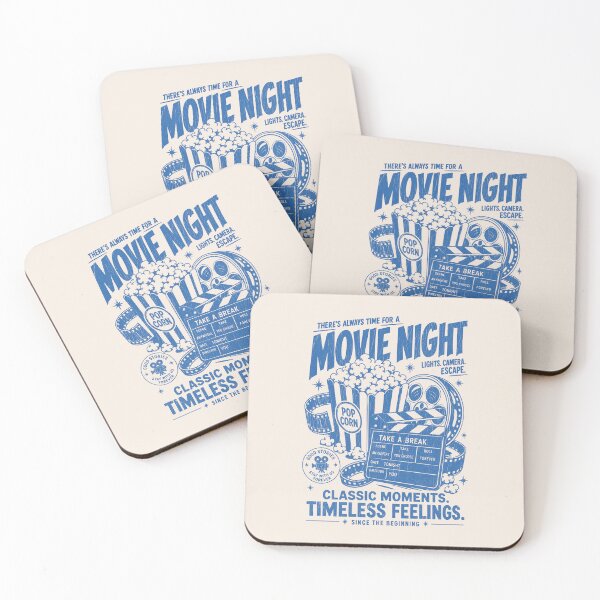 Item preview, Movie Night Vintage Cinema Graphic designed and sold by CamaleonDesigns.
