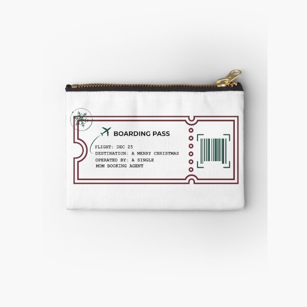 Item preview, Christmas Boarding Pass Singke Mom Travel Agent Gift designed and sold by VGMindset.