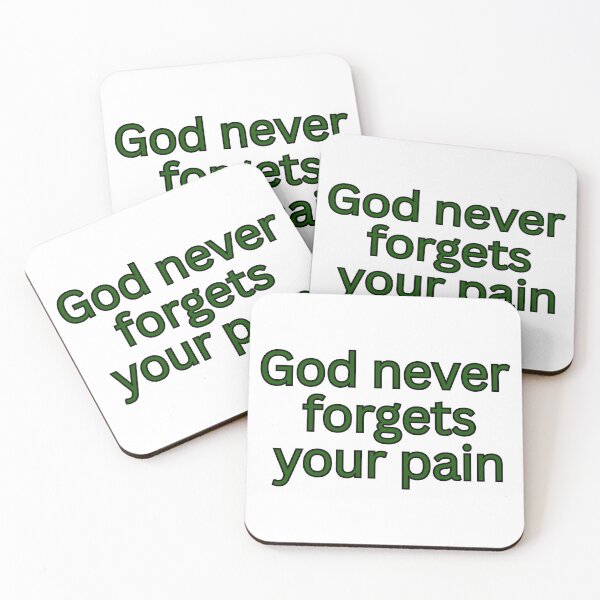 Item preview, God never forgets your pain-faith quote designed and sold by Omer's store.
