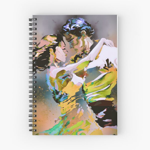 Item preview, Liquid Impressionist Dancing Lovers Art Poster designed and sold by AXENT Designs.
