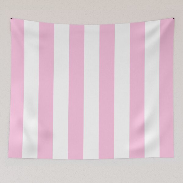 Item preview, Cabana stripe pattern in pink and white color designed and sold by RishabhArts1.