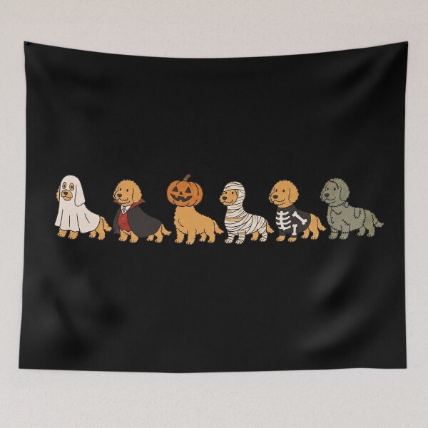 Item preview, Funny Goldendoodle Halloween Costume Trick or Treat Mom Dad Kids designed and sold by FurryHavenPH.