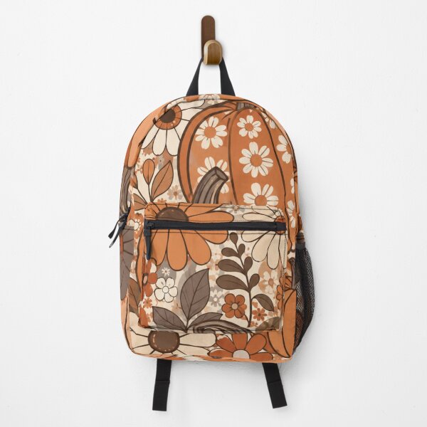 Item preview, Retro 70s Floral Pumpkin Graphic Groovy Autumn Thanksgiving Floral designed and sold by PACS0011.