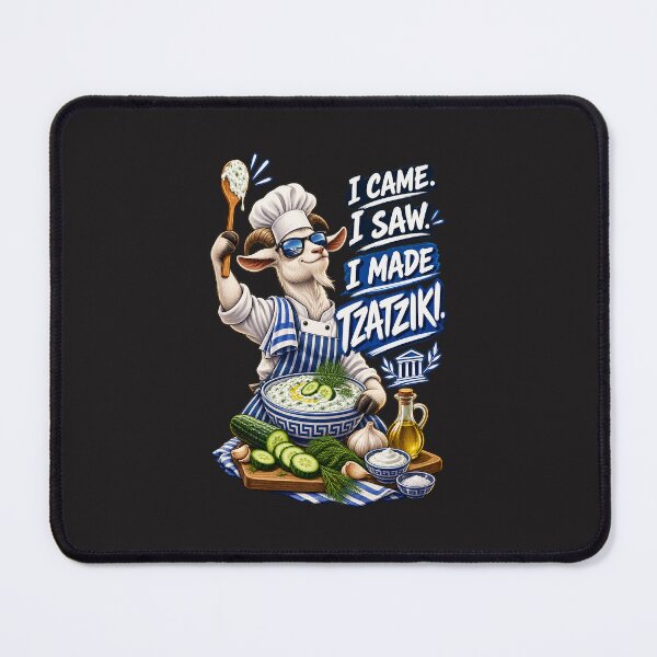 Item preview, I Came I Saw I Made Tzatziki Funny Greek Cooking Design designed and sold by Ink-and-Odd.