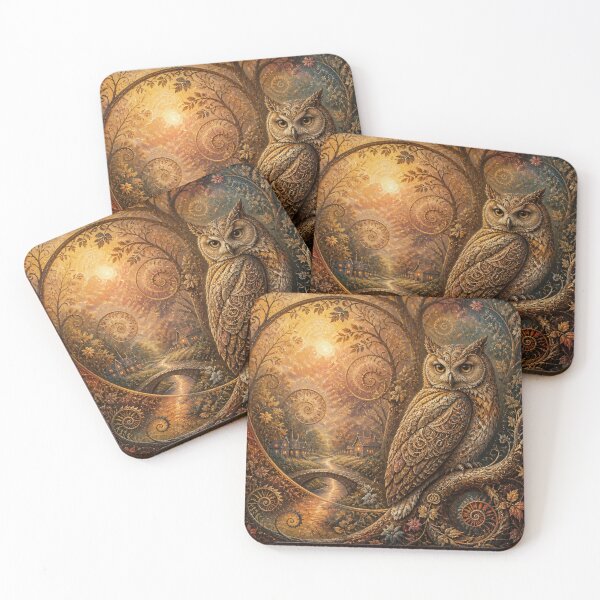 Item preview, elegant owl designed and sold by Talpha.