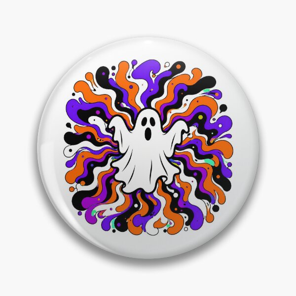 Item preview, Psychedelic Groovy Ghost Spooky Halloween Aesthetic designed and sold by chattsuede.