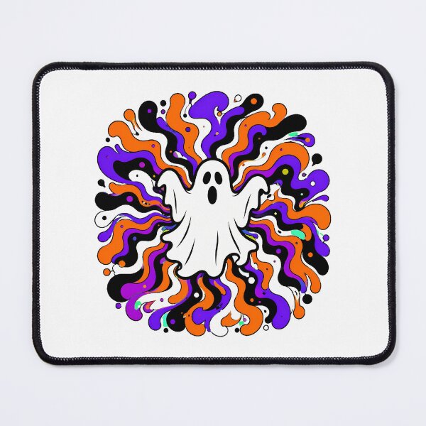 Item preview, Psychedelic Groovy Ghost Spooky Halloween Aesthetic designed and sold by chattsuede.