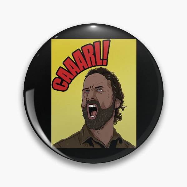 Item preview, Rick Grimes Shouting Carl  designed and sold by blacksnowcomics.