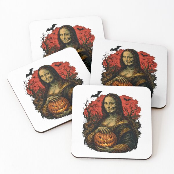 Item preview, Gothic Zombie Mona Lisa Halloween Parody Portrait designed and sold by chattsuede.