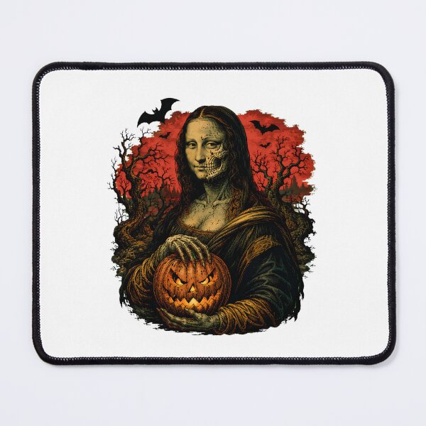 Item preview, Gothic Zombie Mona Lisa Halloween Parody Portrait designed and sold by chattsuede.