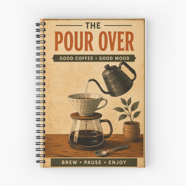 Item preview, Pour Over Coffee Vintage Poster – Coffee Brewing Kitchen Wall Art designed and sold by Watchyyy.