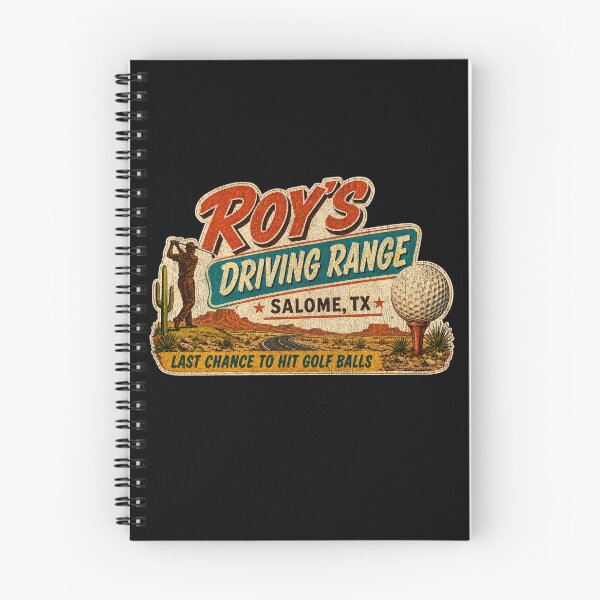 Item preview, Roy’s Driving Range Salome TX | Tin Cup Inspired Retro Golf designed and sold by dwinburn.