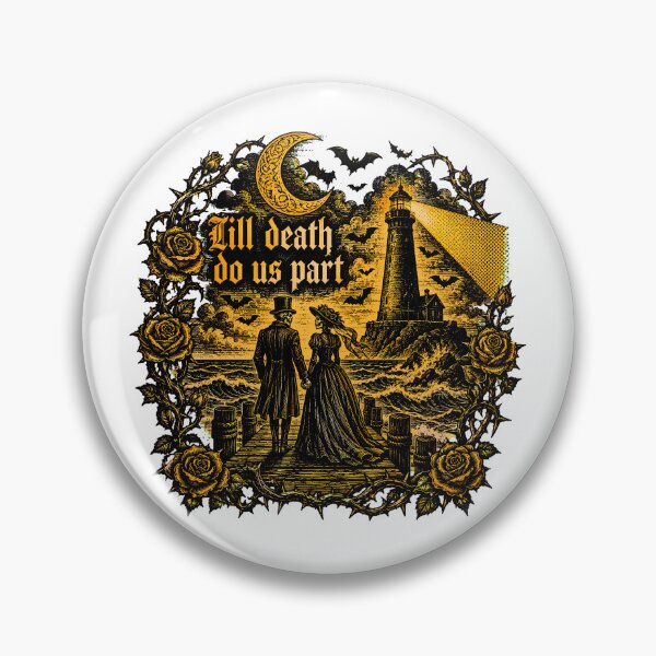 Item preview, Gothic Skeleton Wedding Couple Till Death Do Us Part designed and sold by chattsuede.