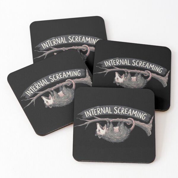 Item preview, Internal Screaming Opossum Humor Aesthetic designed and sold by MarCinu Art.