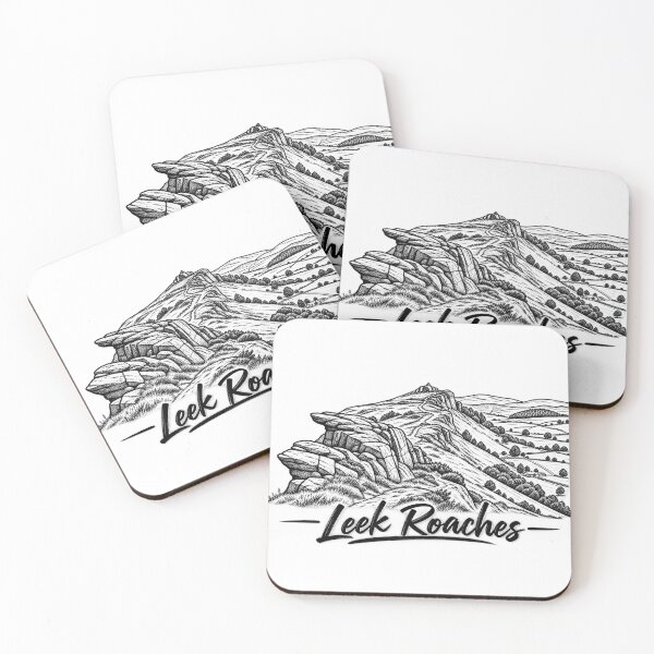 Item preview, Leek Roaches – Staffordshire Peak District Line Art designed and sold by Tee Visions.