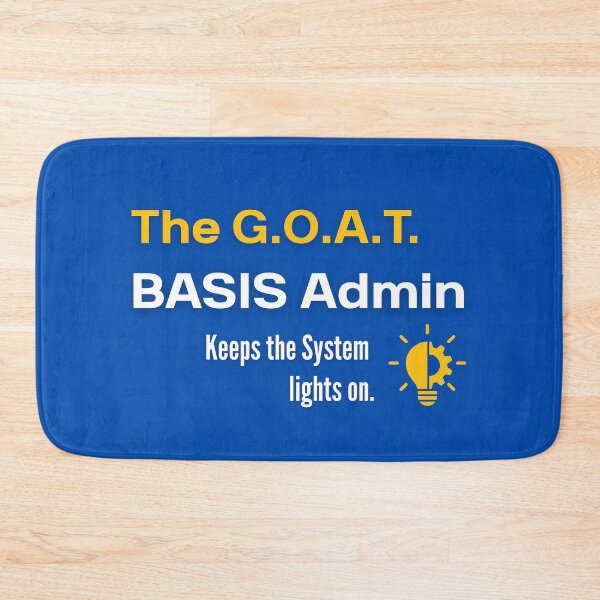 Item preview, The G.O.A.T. BASIS Admin - Funny SAP Gift designed and sold by HypercareClub.